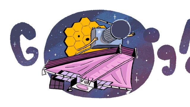 El telescopio James Webb recibe su propio Google Doodle