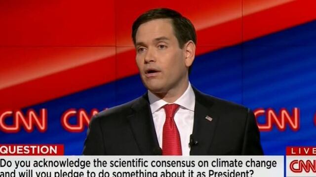 Marco Rubio en el debate
