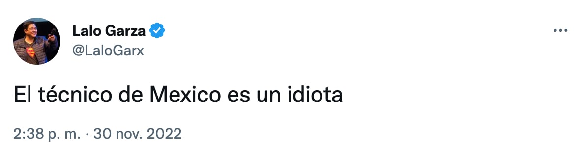 Lalo Garza sobre el Tata Martino