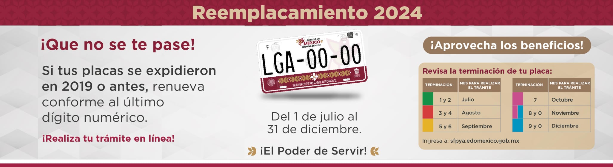 Reemplacar Estado de México