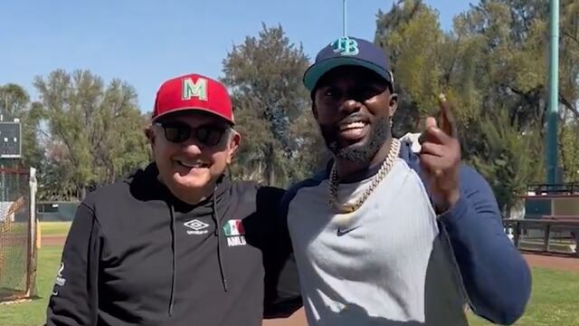 AMLO con Randy Arozarena