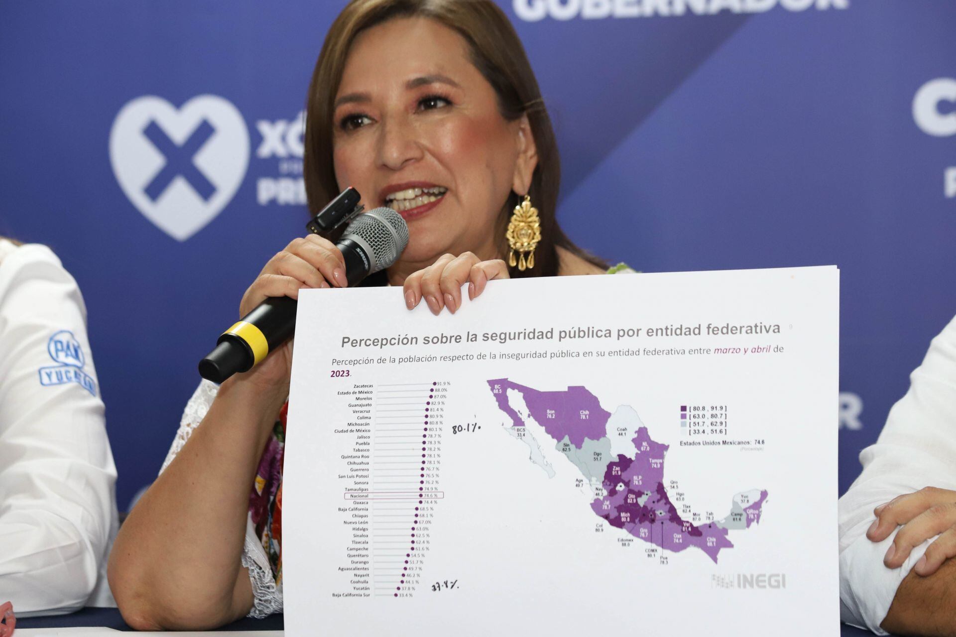 Xóchitl Gálvez Ruiz, precandidata a la presidencia de la república por Acción Nacional