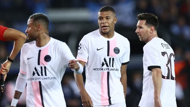 El PSG de Messi, Neymar y Mbappé tuvo un triste debut en la Champions League