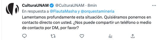 Respuesta Cultura UNAM