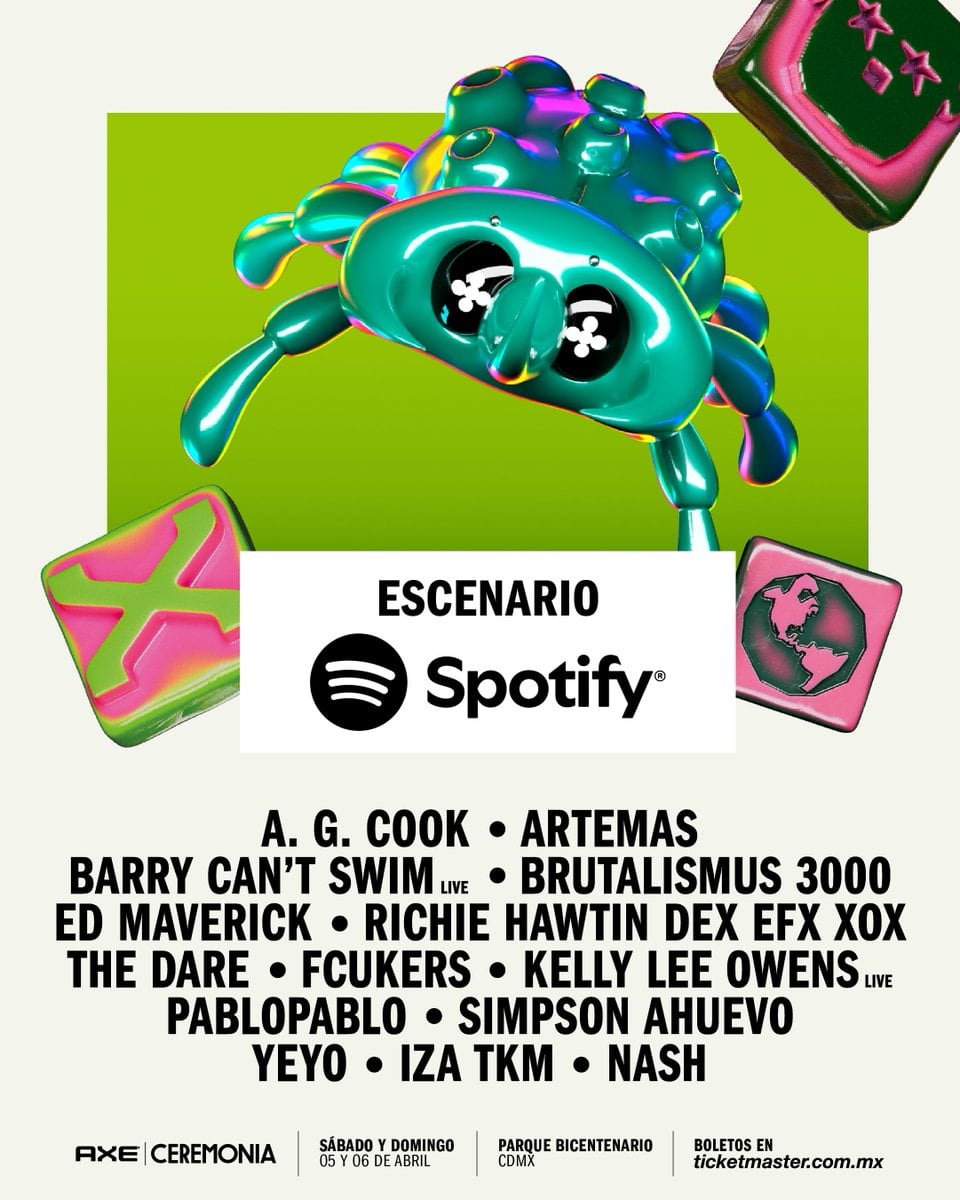 Axe Ceremonia 2025 revela escenarios para el 5 y 6 de abril