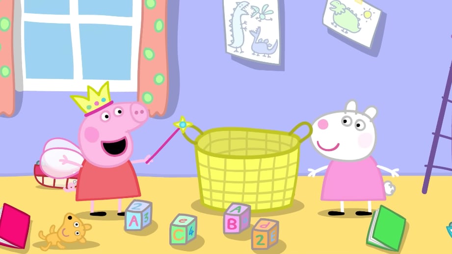 Peppa Pig y Suzy Oveja por el Día de Galentine