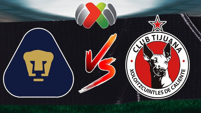 Pumas vs Tijuana Liga Mx Jornada 9