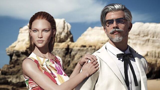 El nuevo personaje virtual de KFC, Coronel Harland Sanders.