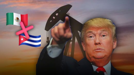 Trump afirma que México dejará de enviar petróleo a Cuba