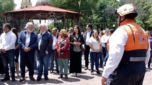 Giovani Gutiérrez refuerza en Coyoacán la cultura de la prevención