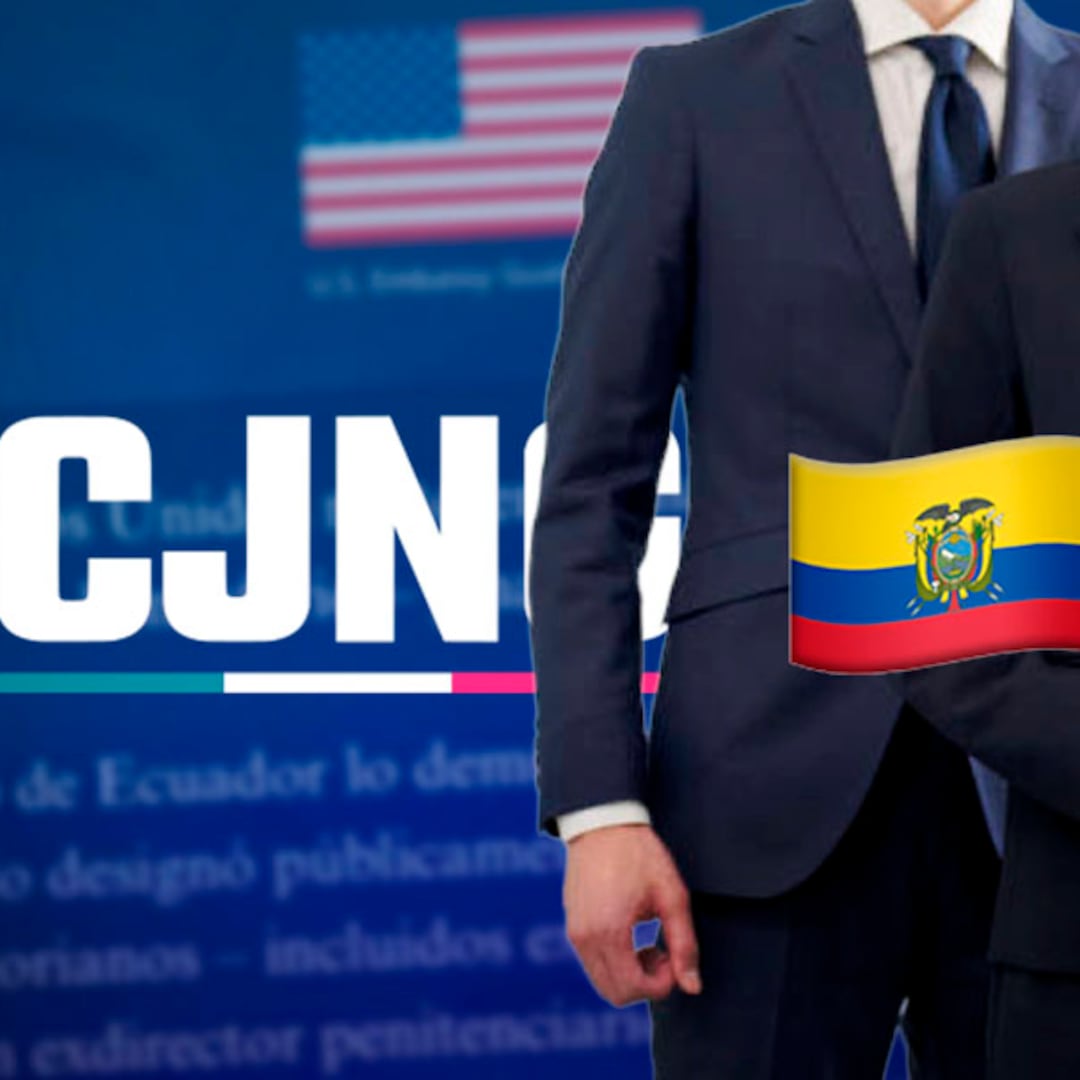 Estados Unidos señala a funcionarios de Ecuador por vínculos con el CJNG