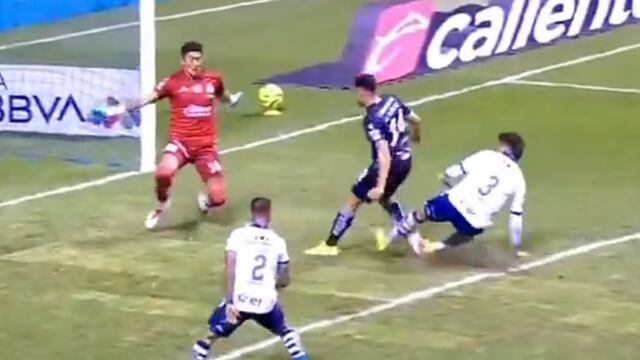 Gol de Querétaro a Puebla