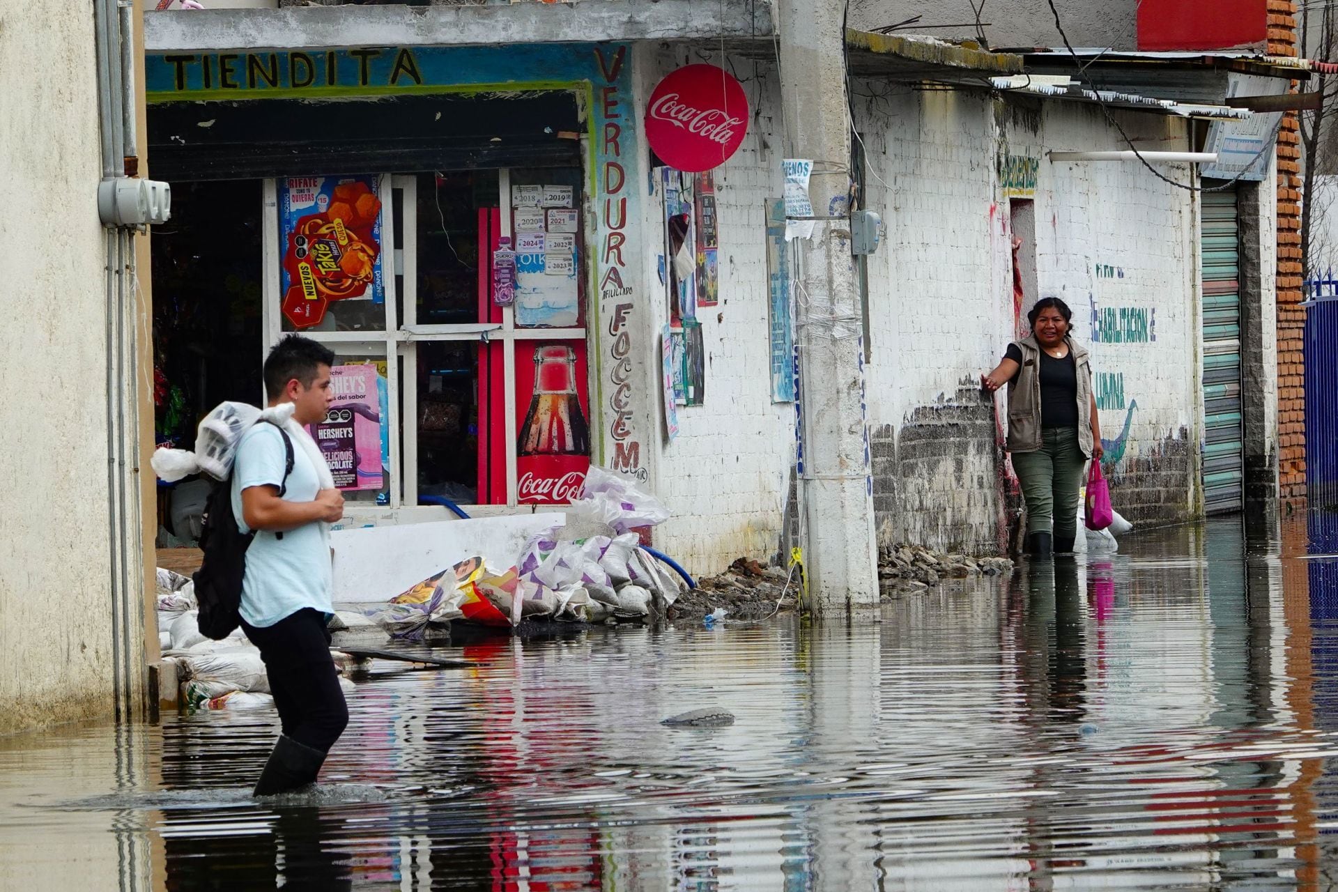 Inundaciones en Chalco