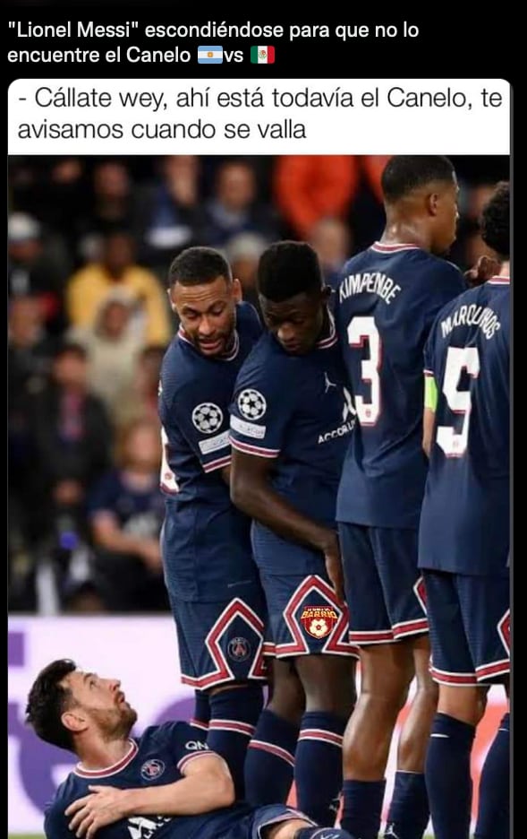Memes de Canelo Álvarez vs Lionel Messi.