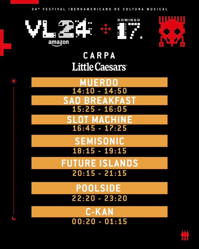 Vive Latino 2024: Artistas y horario para los escenarios Little Caesars y Carpa Intolerante del 16 y 17 de marzo