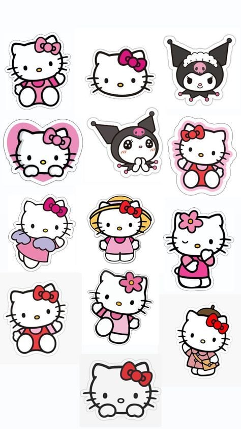 Stickers de Hello Kitty