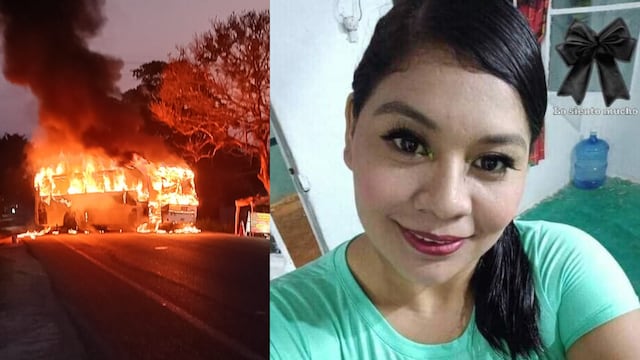 Jessica Domínguez murió tras salvar a su hijo en el incendio del camión de pasajeros, en Tabasco