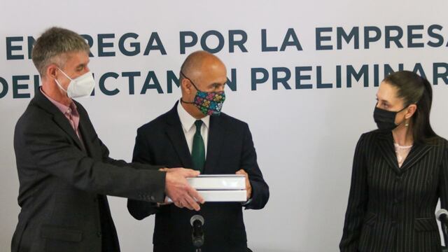 Claudia Sheinbaum recibe la primera parte del informe del peritaje de DNV por el accidente del Metro del 3 de mayo