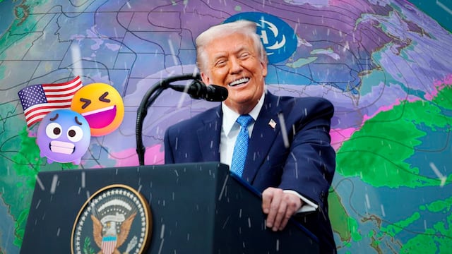 Trump se burla del cambio climático pese a tormenta invernal histórica en Estados Unidos