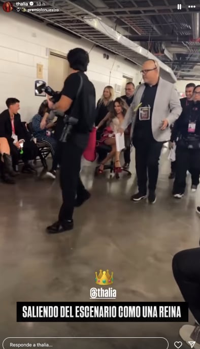 Thalía se lastima el pie tras participación en Premios Lo Nuestro 2025
