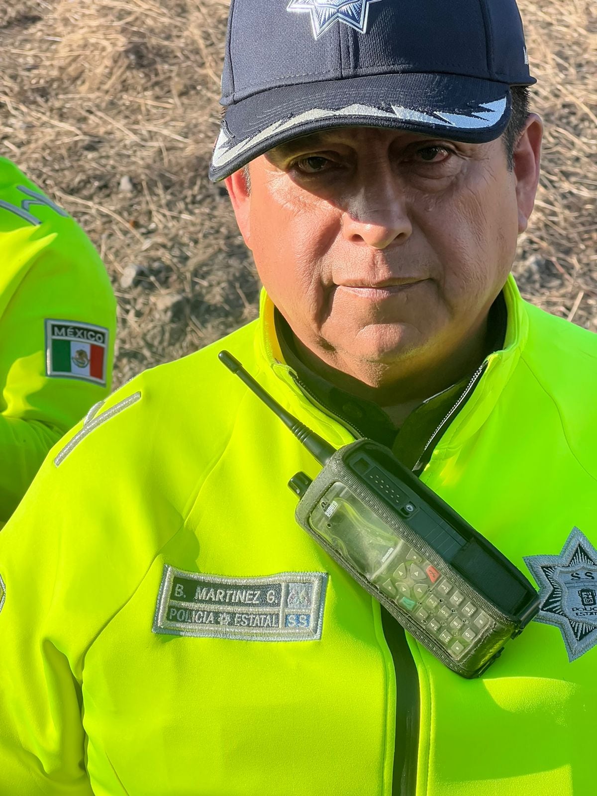 B. Martínez G., policía estatal