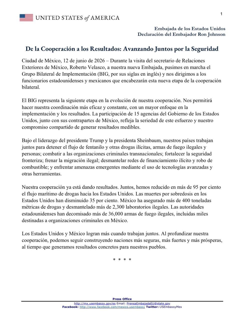 ¿Qué es BIG? El nuevo acuerdo de seguridad entre México y Estados Unidos