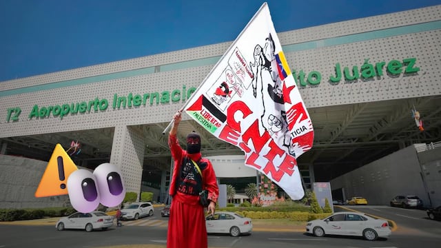 AICM pide a pasajeros salir con anticipación ante protesta de la CNTE