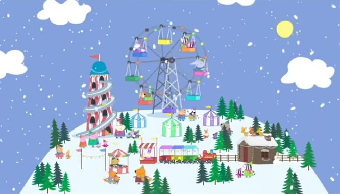 Capítulo Peppa Pig visita la casa de Santa Claus para Navidad 2024