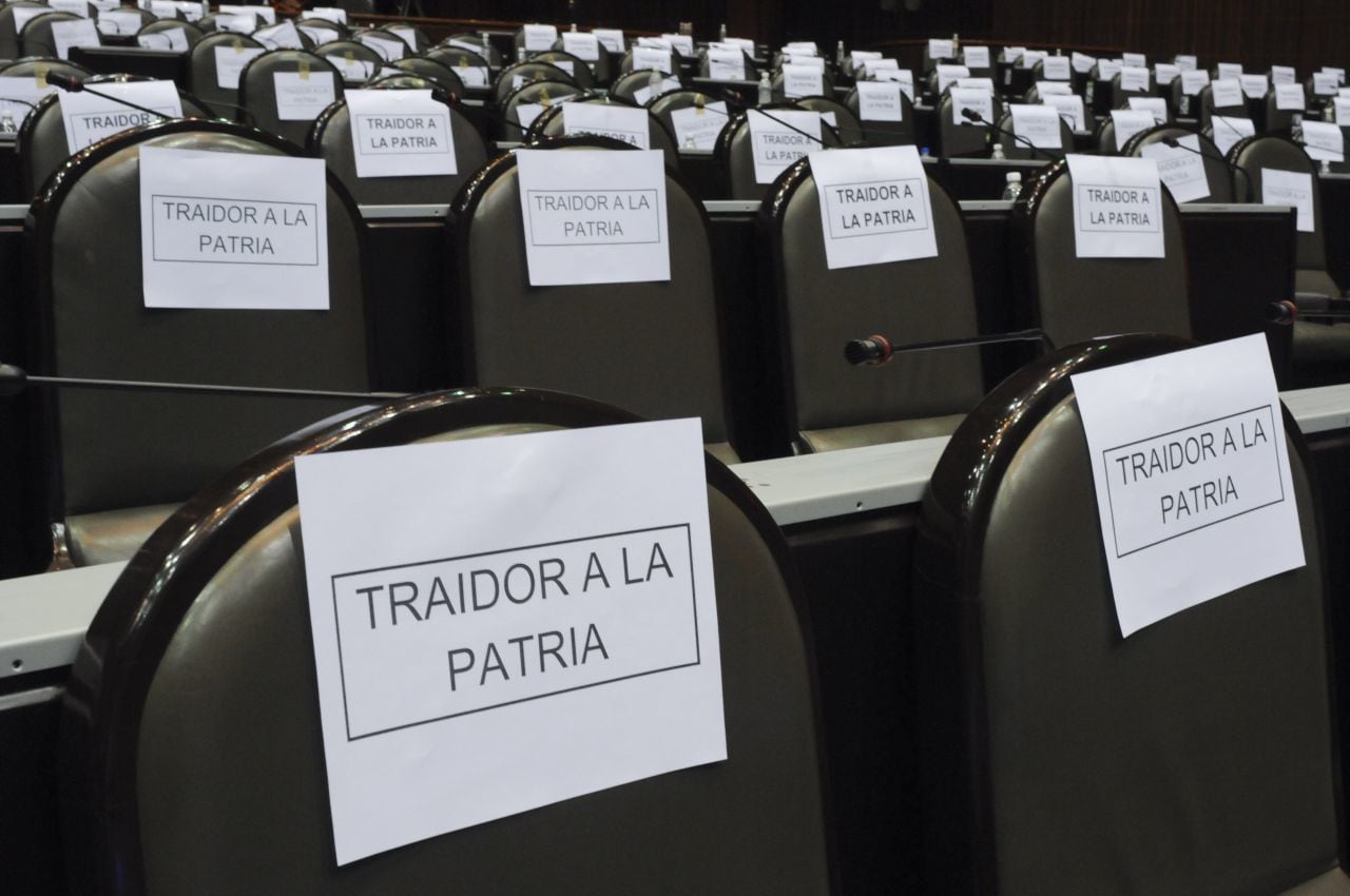 Campaña de "traidores a la patria"