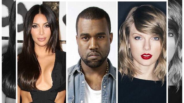 Kim Kardashian, Kanye West, Taylor Swift