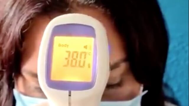 Termómetro infrarrojo