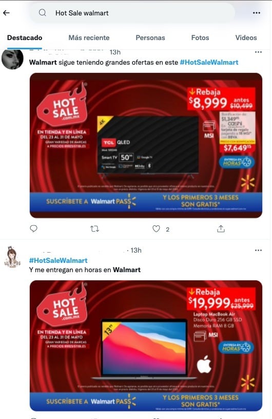 Walmart usaría bots para promocionarse en el Hot Sale 2022