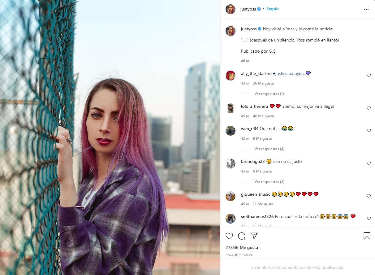 ¿Cómo reaccionó YosStop lal enterarse que quedó libre uno de los agresores de Ainara Suárez?