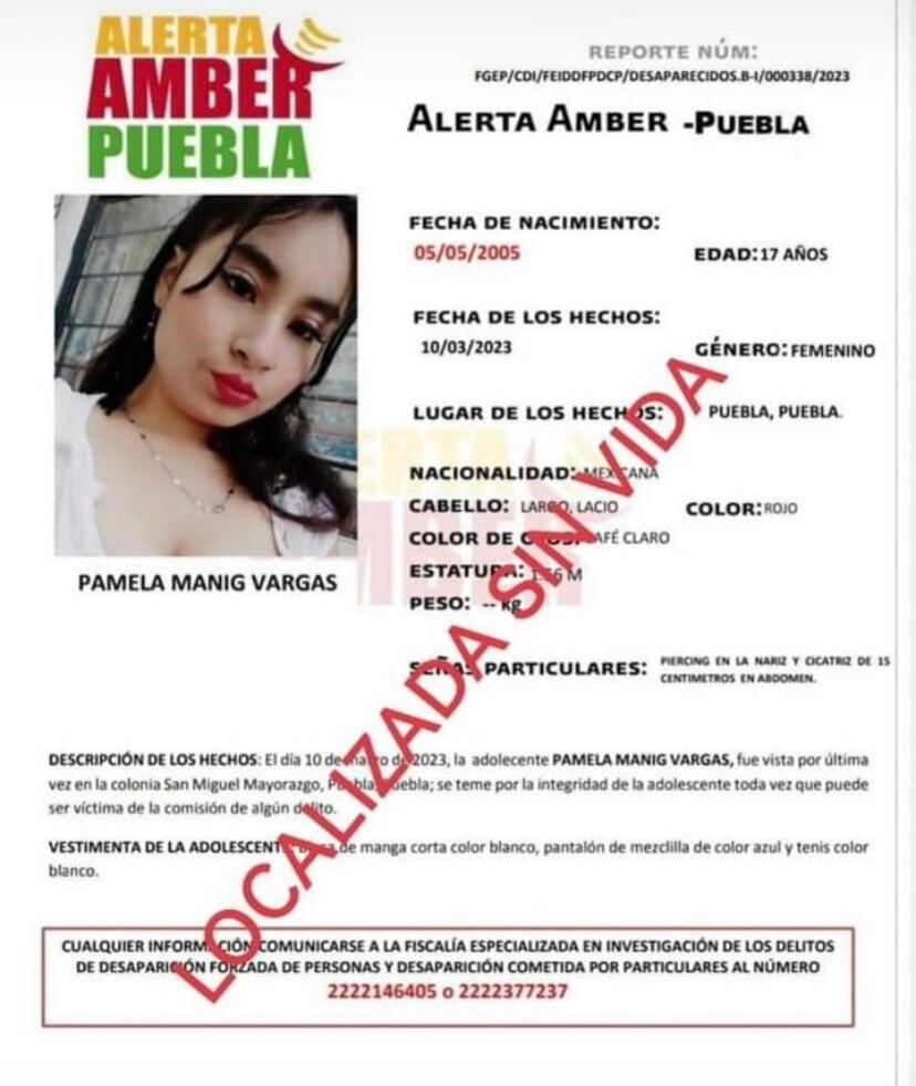 Matan a Pamela Manig Vargas en Puebla