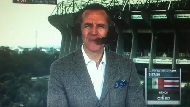 Heriberto Murrieta, comentarista.