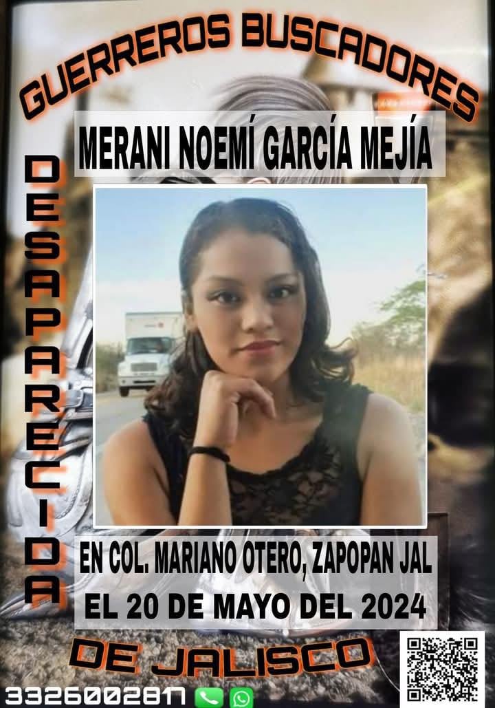 ¿Quién es Merani García? Joven desaparecida en mayo de 2024