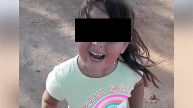 Niña corre a todo lo que da para bajar su pancita.
