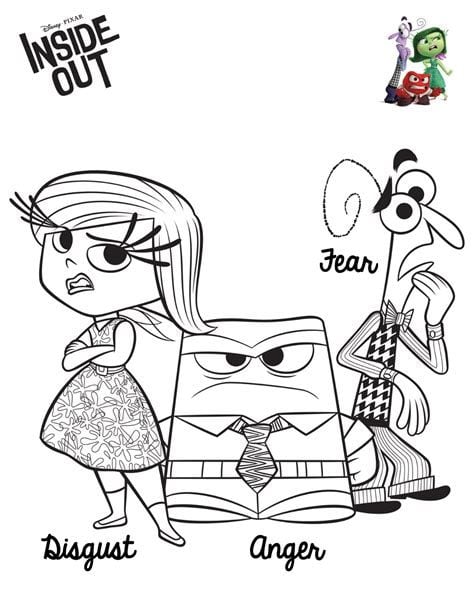 Dibujos de Temor de Intensamente 2 para colorear