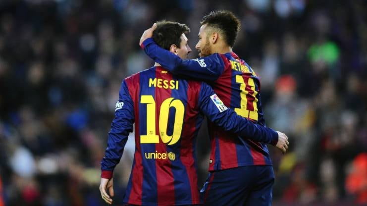 Lionel Messi y Neymar en sus tiempos felices.
