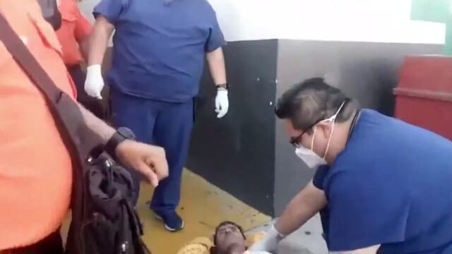 Paciente en la banqueta