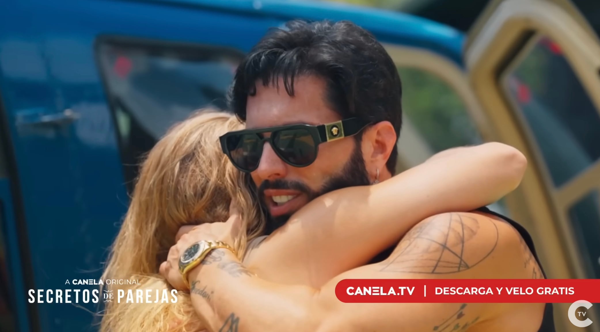 Poncho de Nigris y Marcela Mistral en Secretos de Parejas