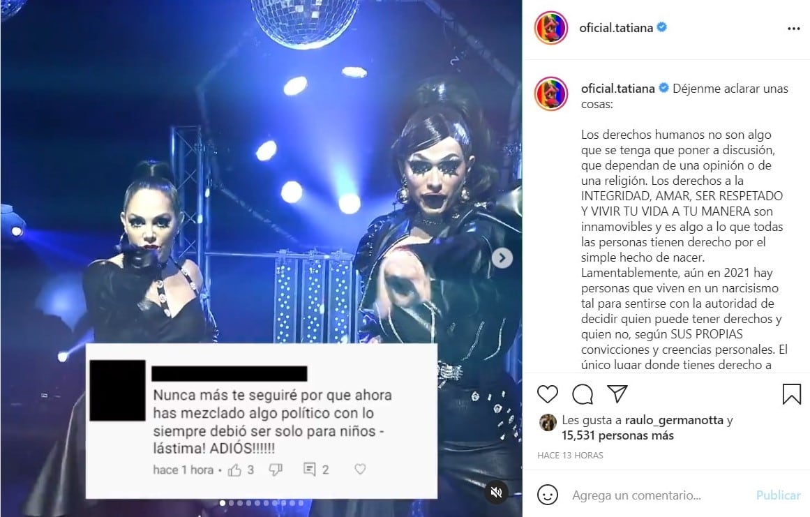 Publicación de Instagram