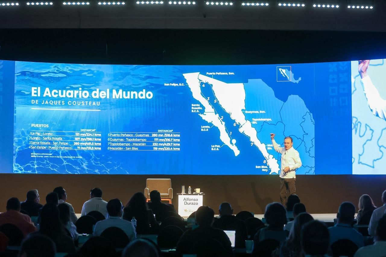 Alfonso Durazo destaca virtudes del Plan Sonora en el Foro Mar de Cortés