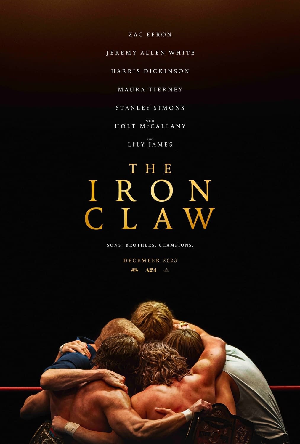 El tráiler de The Iron Claw trae de regreso a Zac Efron junto a un increíble reparto