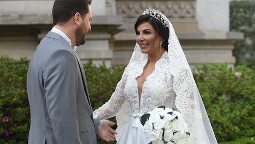 FOTOS: Los 3 vestidos de novia que usó Aleida Núñez en su boda con Martin Babilotte
