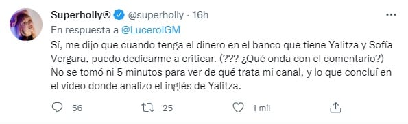 SuperHolly le responde a Galilea Montijo