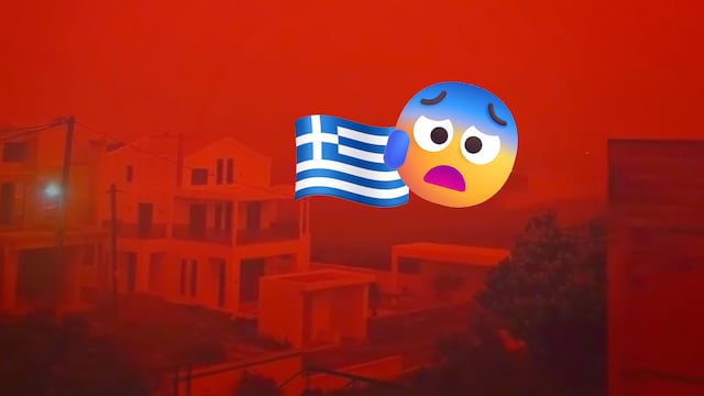La razón por la que Creta y otras zonas de Grecia se tiñeron de rojo