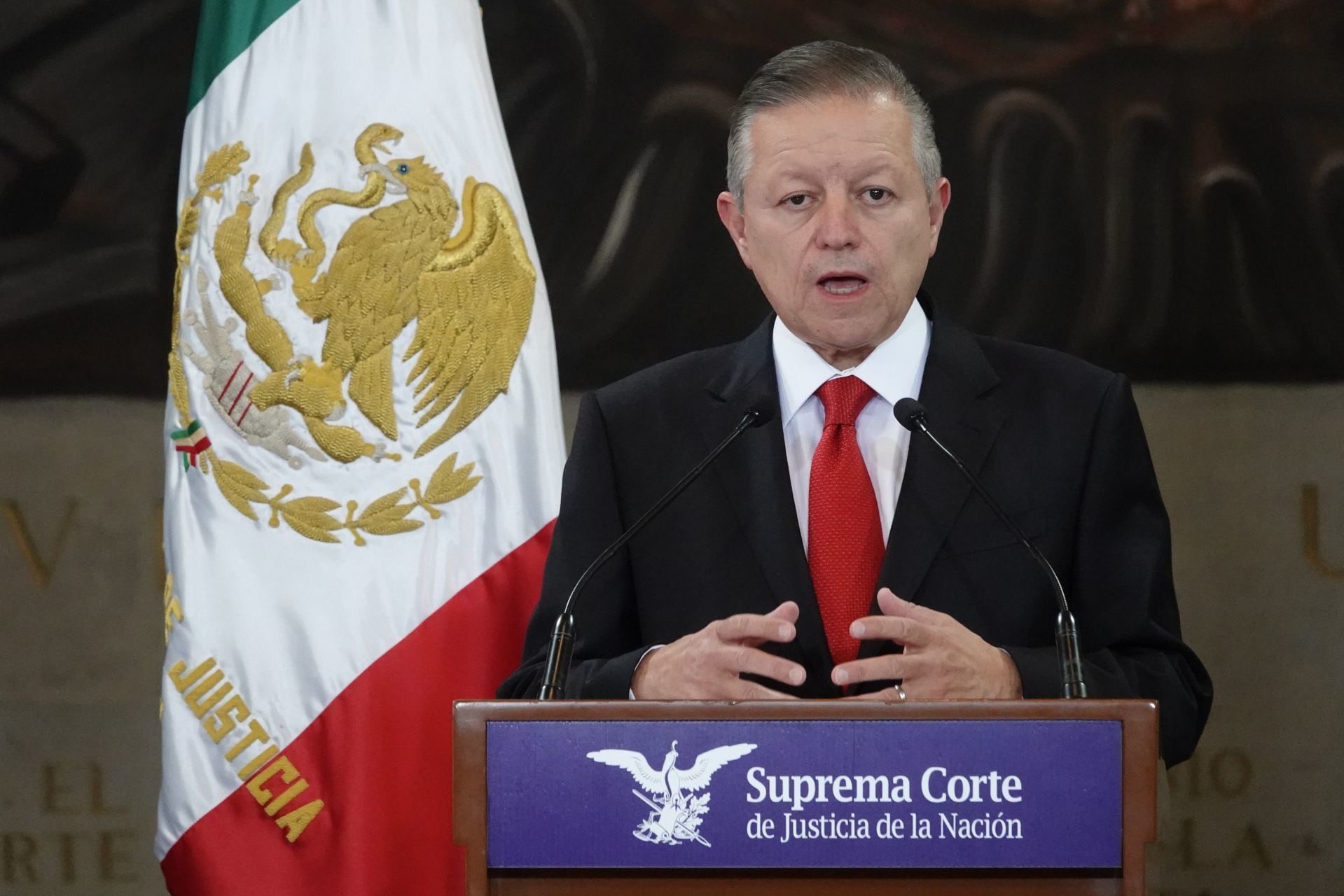 Arturo Zaldívar, presidente de la Suprema Corte de Justicia de la Nación