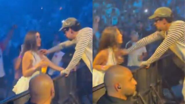 Bad Bunny en controversia tras aparente accidente con fan