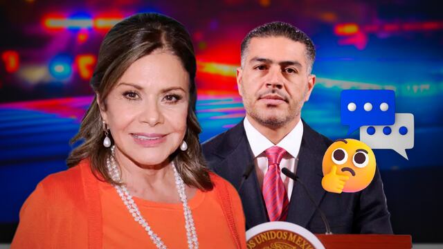 María Sorté y Omar García Harfuch